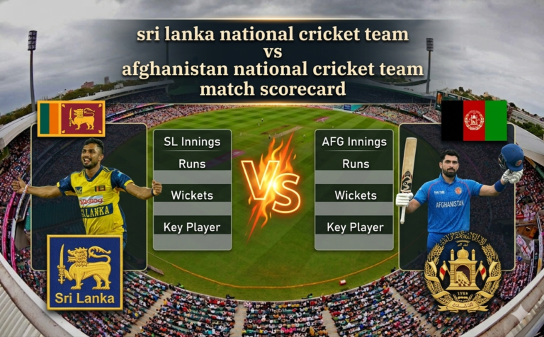 sri lanka national cricket team vs afghanistan national cricket team match scorecard