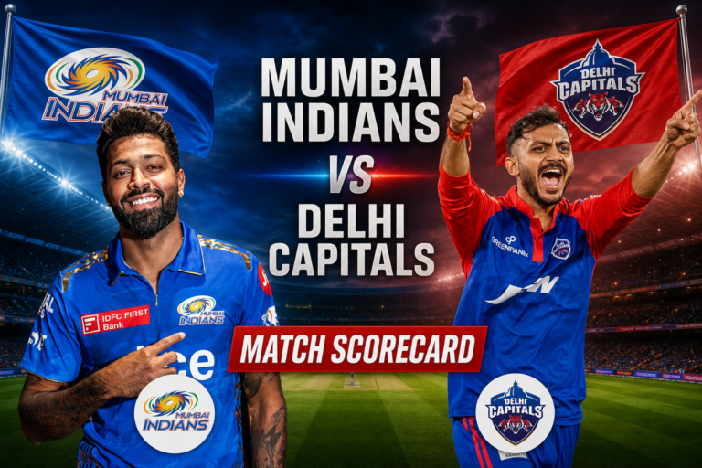 Mumbai Indians Vs Delhi Capitals Match Scorecard