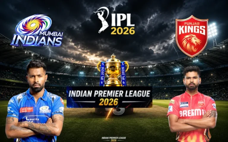 Mumbai Indians vs Punjab Kings Match Scorecard showing Shreyas Iyer's unbeaten 87 runs as Punjab Kings defeated Mumbai Indians by 5 wickets in IPL 2025 Qualifier 2