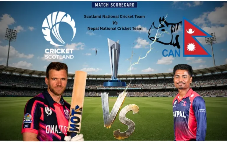 Scotland National Cricket Team Vs Nepal National Cricket Team Match Scorecard