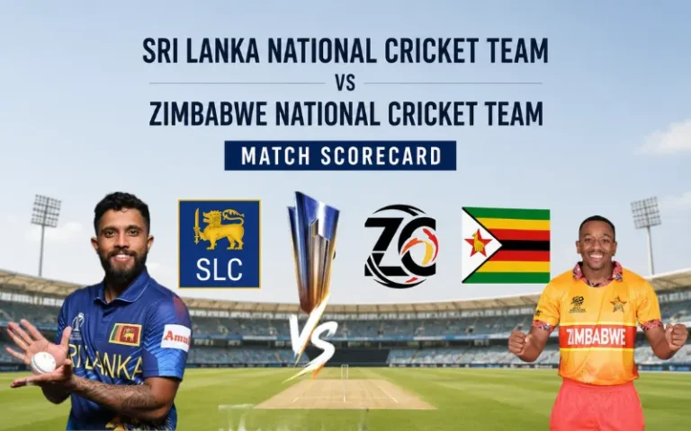 Sri Lanka National Cricket Team Vs Zimbabwe National Cricket Team Match Scorecard: Incredible 6-Wicket Victory for Zimbabwe Sri Lanka National Cricket Team Vs Zimbabwe National Cricket Team Match Scorecard