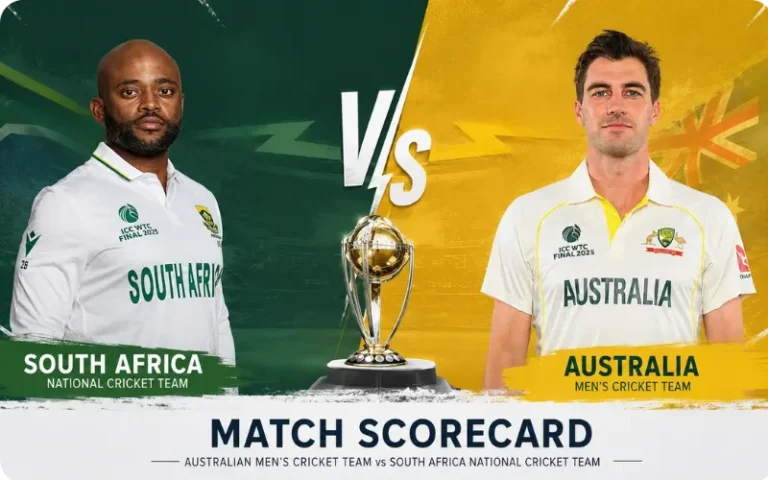 Australian Men’s Cricket Team vs South Africa National Cricket Team Match Scorecard