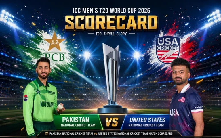 Pakistan National Cricket Team vs United States National Cricket Team Match Scorecard: Amazing 32-Run Victory Highlights