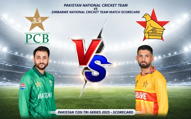 Pakistan National Cricket Team vs Zimbabwe National Cricket Team Match Scorecard: Stunning 5-Wicket Win