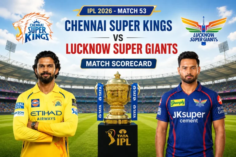 Chennai Super Kings vs Lucknow Super Giants Match Scorecard: 5 Amazing Highlights from IPL 2026 Chennai Super Kings vs Lucknow Super Giants Match Scorecard: 5 Amazing Highlights from IPL 2026