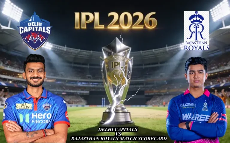 Delhi Capitals vs Rajasthan Royals Match Scorecard Delhi Capitals vs Rajasthan Royals Match Scorecard