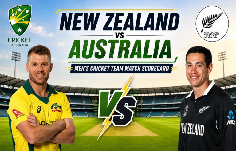 New Zealand National Cricket Team vs Australian Men’s Cricket Team Match Scorecard: Best 5 Key Moments