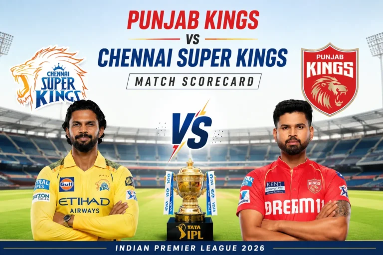 Chennai Super Kings vs Punjab Kings Match Scorecard