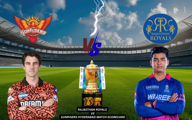 Rajasthan Royals vs Sunrisers Hyderabad Match Scorecard